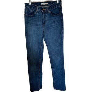 Levi's classic straight 5 pocket jeans size 4 regular euc